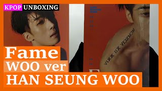 Unboxing Han Seung Woo [Fame] (WOO  Ver) 한승우 (Victon빅톤) 1st mini album Kpop Unboxing 케이팝 언박싱 goods