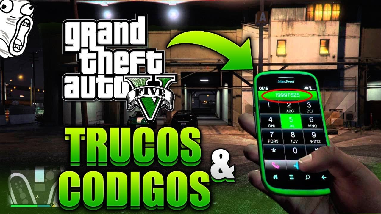 TRUCOS GTA V, CODIGOS TELEFONO MOVIL