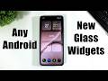 Install New Glass Widgets On Any Android | Get This iOS 26 Style Glass Widgets In Android Device