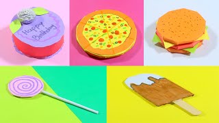 How to Make Paper Toy Food | DIY Miniature Toy Food from Paper - Paper Origami Craft