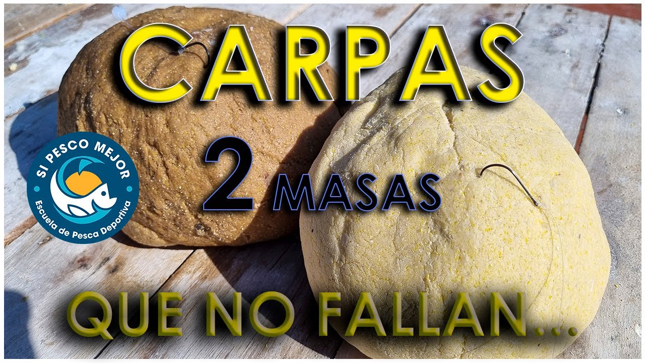 MASAS PARA CARPAS NO SE SALE / RECETA 1 