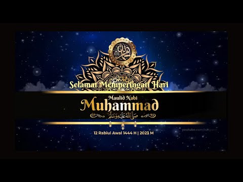 Video Intro Maulid Nabi 2023