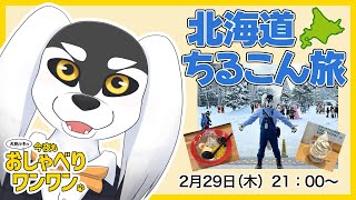 犬民ルキの今夜もおしゃべりワンワン 2024/02/29 北海道ちるこん旅編