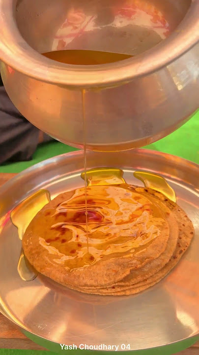 देसी घी 😍 #desi #ghee #rajasthan #food #khana #youtubeshorts #shorts #gaon #villagelife #foodclips