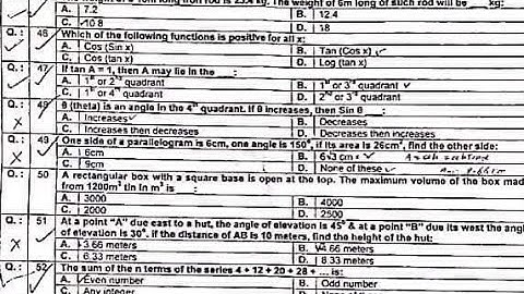 Maths Solve MCQs for Subject specialist || Lecturer Mathematics || KPPSc preparation || Fpsc !