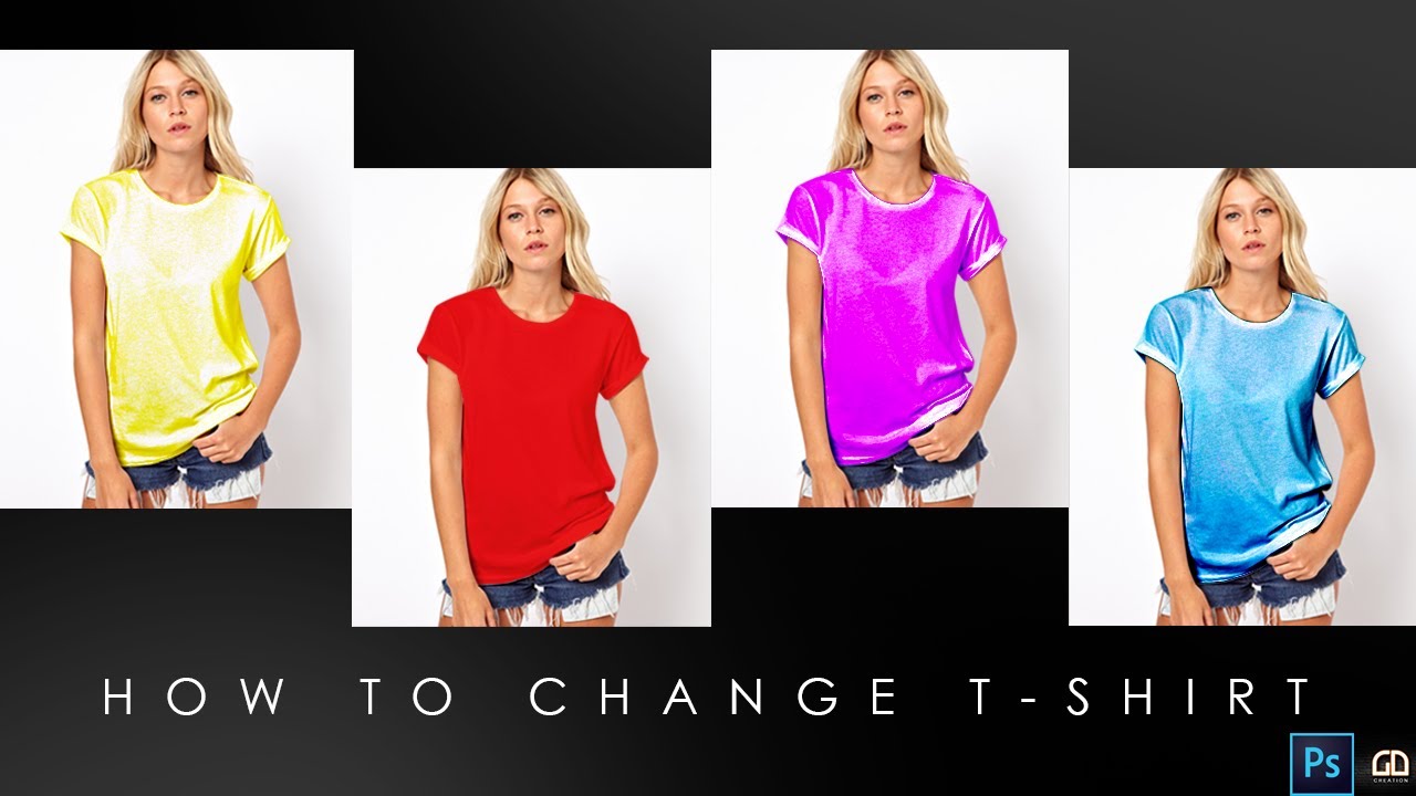 How to change tshirt Color in YouTube