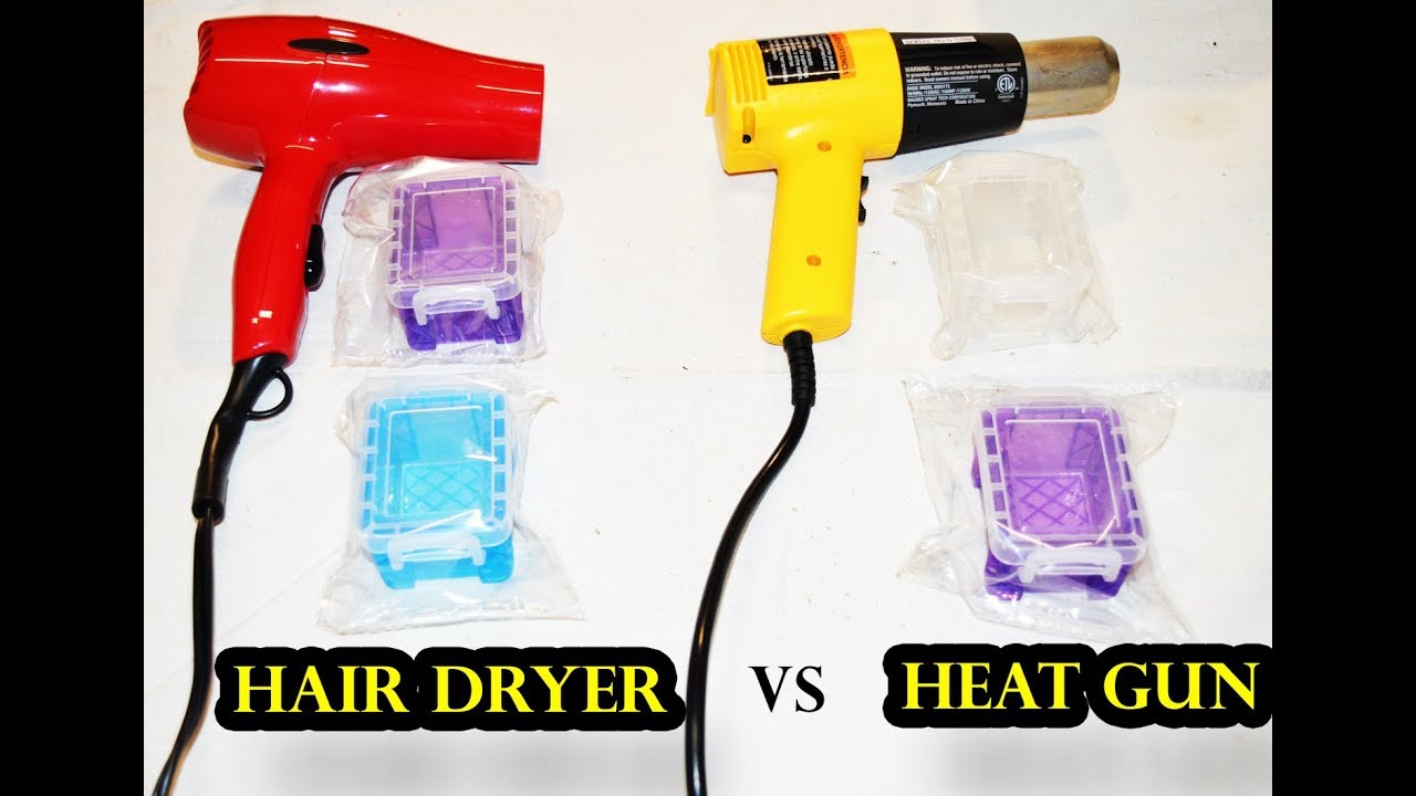 Heatgun vs. Hair Dryer - How To Shrink Wrap