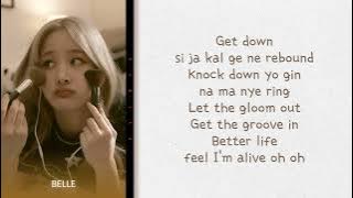 KISS OF LIFE 'Countdown (BELLE solo)' easy lyrics