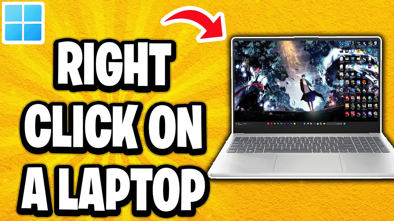 How To Right Click On A Laptop - YouTube