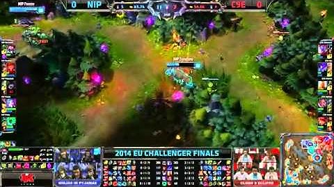 Ninjas in Pyjamas vs Cloud 9 EU | Game 1 | 2014 EU Challenger Series Final [HQ]