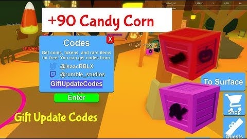 NEW GIFT UPDATE CODES IN MINING SIMULATOR!! || Roblox