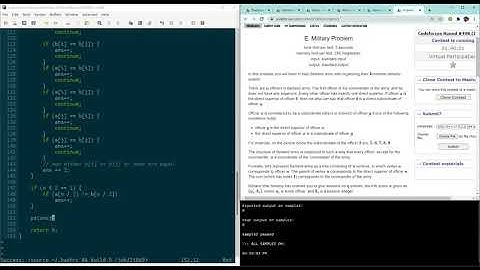 Codeforces #498 (Div. 3) - Virtual Contest - 2nd place - screencast (no webcam/commentary)
