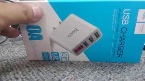 [SANGDE] Test Cốc sạc Hoco C15 có 3 cổng USB
