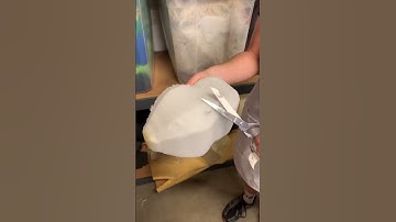 How to Snip a Ridge of Foam #puppet #puppetbuilding #how to