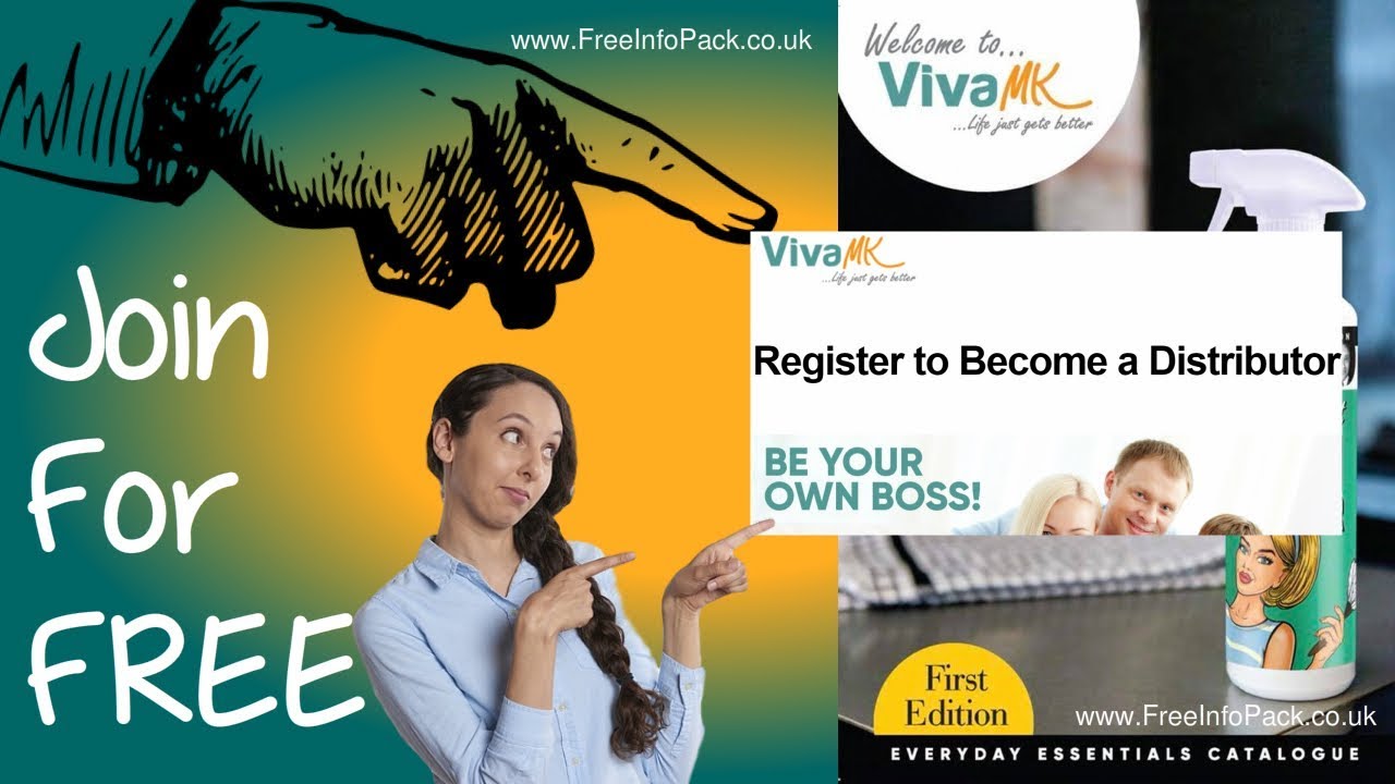 VivaMK - how to join for FREE  [New Catalogue Launch - [similar to Kleeneze and Betterware]