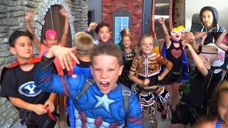 BOYS vs GIRLS! Super Birthday Bash! Twin Ninja Kidz! - Reaction