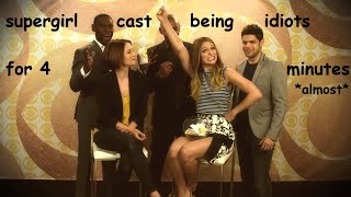the cast of supergirl making no sense for almost 4 minutes