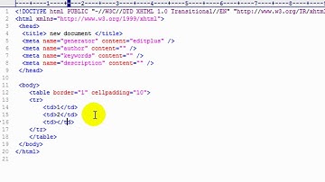 날로먹는 HTML & XHTML 동영상 강의 13 테이블 태그 -1 기본적 구조