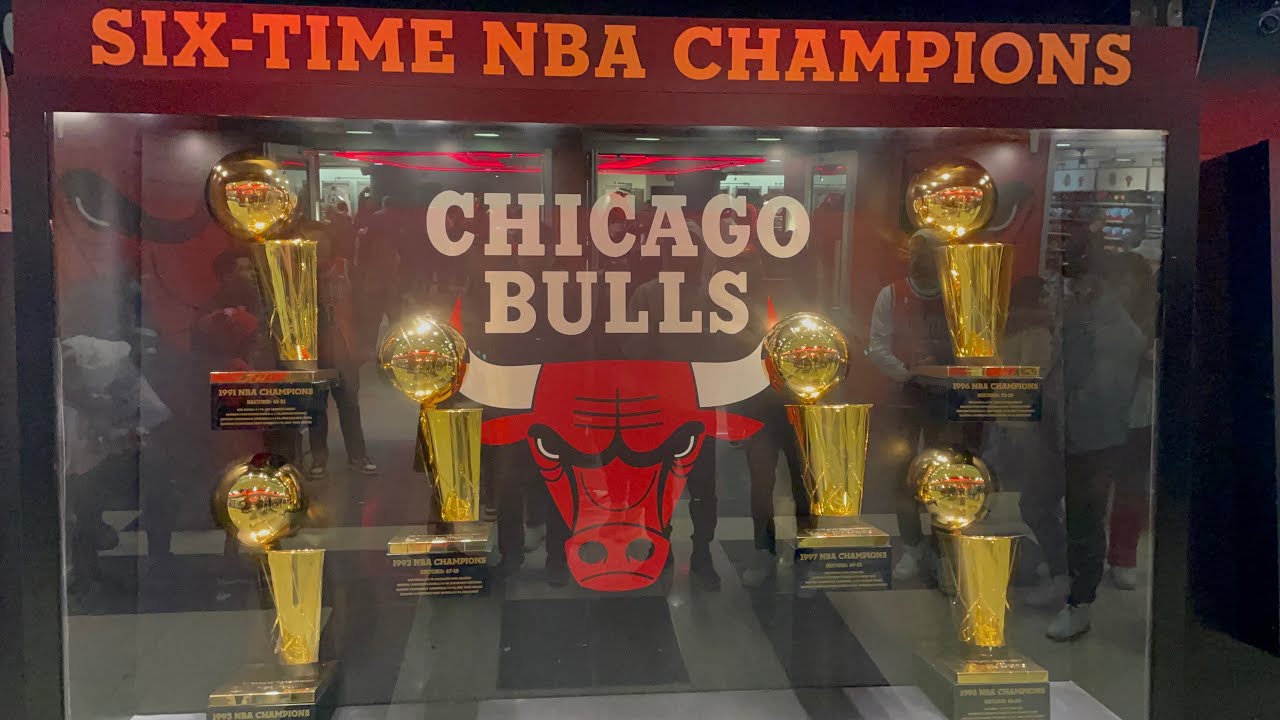 Championship Trophy Case  Trophy case, United center chicago