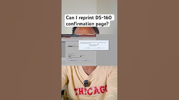 Can I reprint DS-160 confirmation page? #f1visainterview