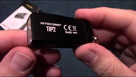 Nitecore TIP2 Key Chain/EDC Flashlight Review!