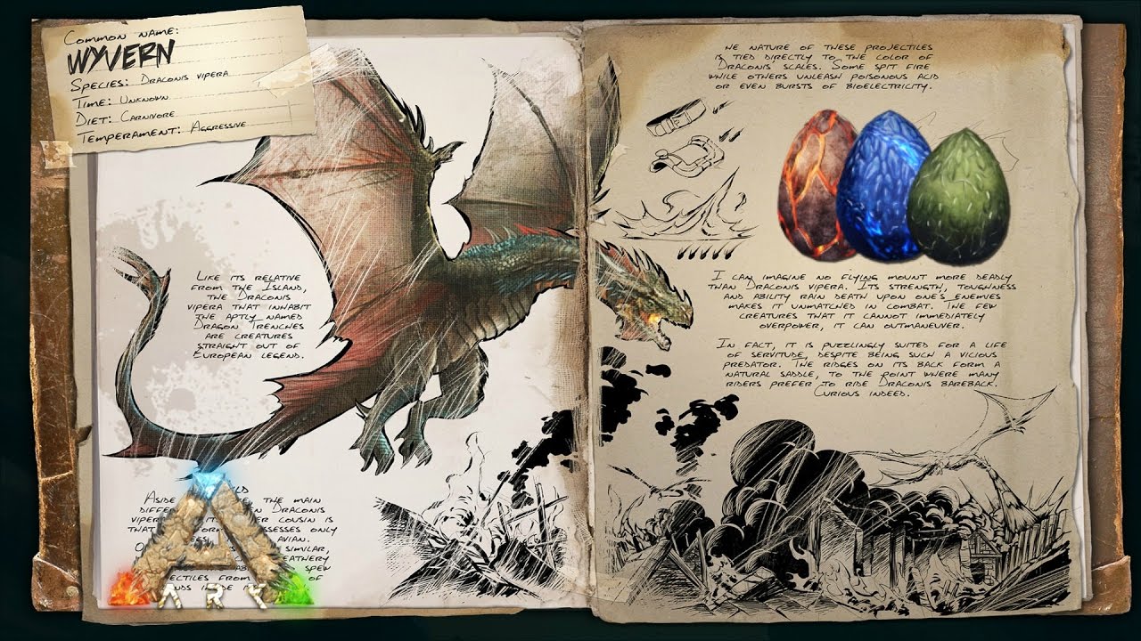 Ark карта extinction виверны