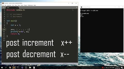 Programare pentru incepatori Limbajul C. Lectia 16. Increment, Post Increment, Pre Increment.