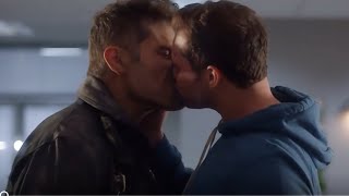 9-1-1 7x06 Tommy and Buck Kiss