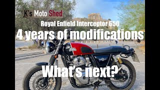 Royal Enfield Interceptor 650 | All the mods | 4 years of ownership | What's next?