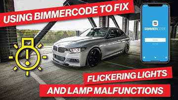 HOW TO FIX FLICKERING LIGHTS & LAMP MALFUNCTIONS ON YOUR F30 BMW USING BIMMERCODE!
