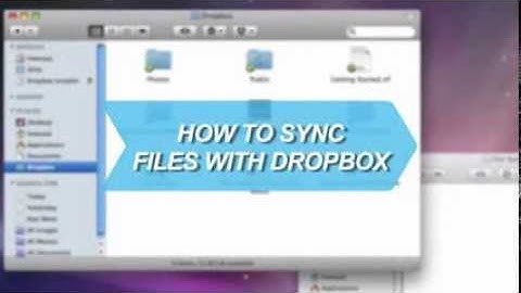 How to Sync Files with Dropbox