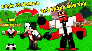 REDHOOD THỬ THÁCH 24 GIỜ TROLL MỀU BẰNG SỨC MẠNH BEN 10 TRONG MINECRAFT*1 NGÀY MỀU SỐNG CÙNG BEN 10