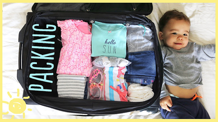 TIPS | PACKING FOR KIDS!