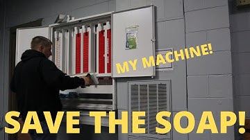 SAVE THE SOAP MACHINE! | Laundromat!$! | Following Keenan !