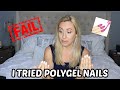 I TRIED POLYGEL NAILS..It was not pretty!  Modelones Polygel Nail Kit