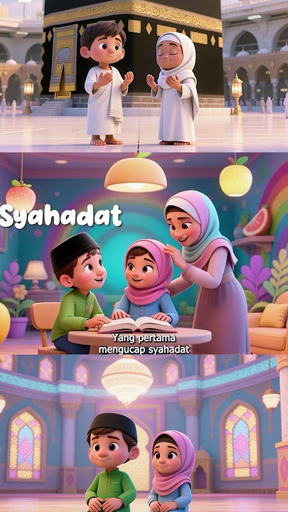 Lagu Anak Islami Terbaru 2025 - Menghapal RUKUN ISLAM Dengan Lagu Dan ANimasi 3D Anak 🌈 |