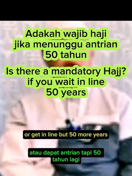 Download lagu Adakah wajib haji jika menunggu antrian 50 tahun ~ Ustadz Erwandi Tarmizi #islamicvideos