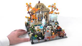 Lumibricks Pocket Garden lighted park review! A break between buildings #NotSponsored 15012