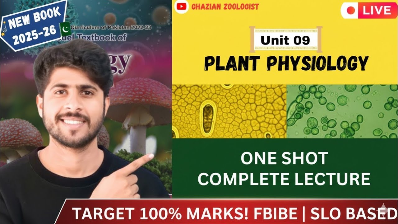 Class 11 Biology Chapter 9 Plant Physiology | Complete One Shot | Federal Board 2025-26 