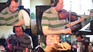 Video thumbnail of "Fiddle & Accordion - St.Anne's / Cooley's / Dick Gossip's Reels"