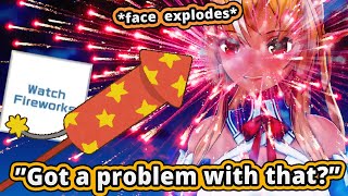 Flare Blames Management For Her Scuffed Fireworks Display! [Shiranui Flare/不知火フレア]