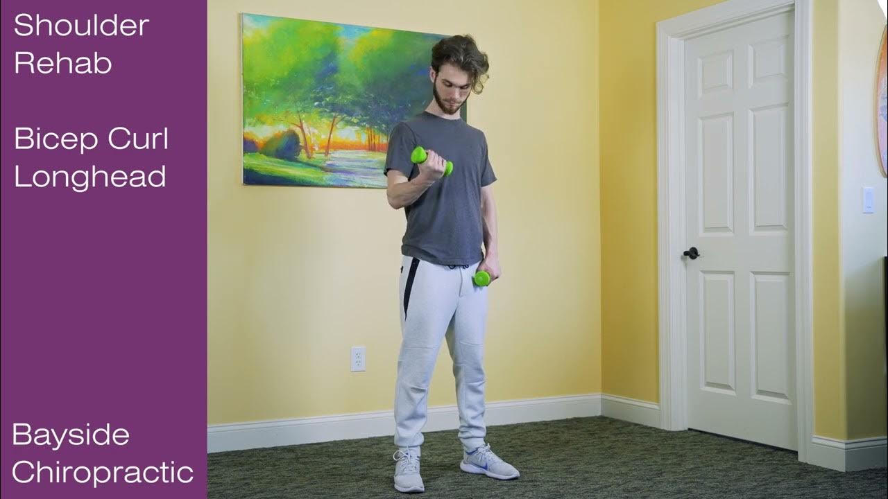 Shoulder Rehab Bicep Curl Longhead YouTube