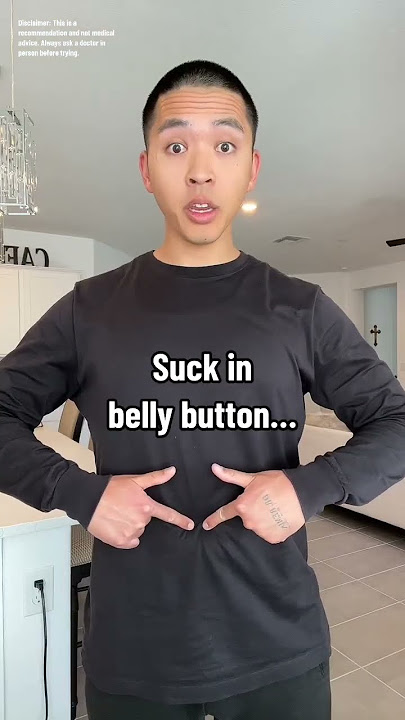 FLATTEN YOUR STOMACH with 1 easy trick! 🤯 #diy #satisfying #shorts
