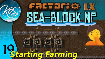 Factorio Seablock 19 - FARMING! | MP with Mathias