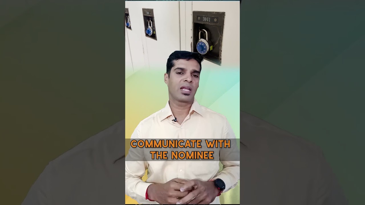 why nominee is required: Communicate the Nominee 