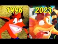 Evolution of Crash Bandicoot Games (1996-2021)