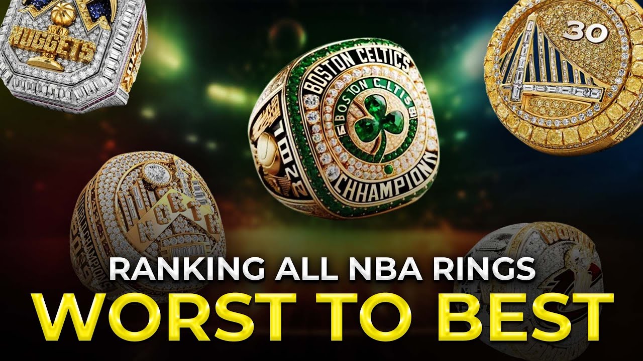 Top 12 NBA Championship Rings From WORST To BEST In 2024 #nba #nbarings ...