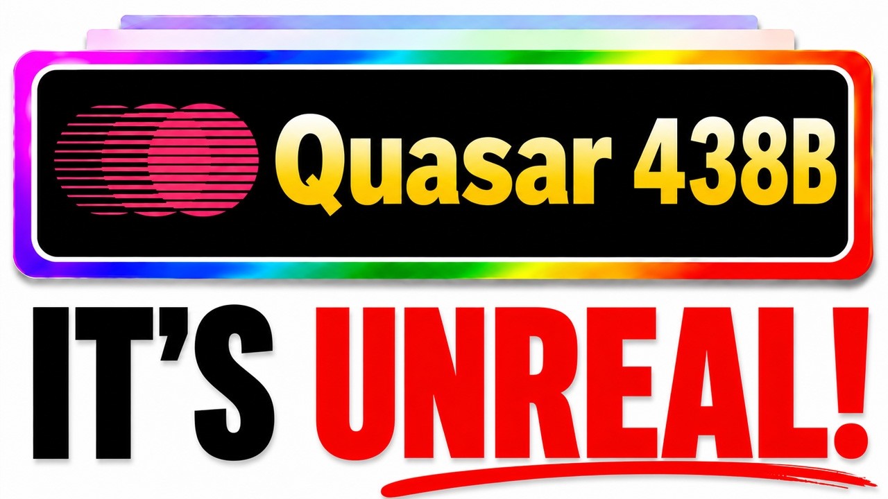 NEW Quasar 438B AI Model is WILD!