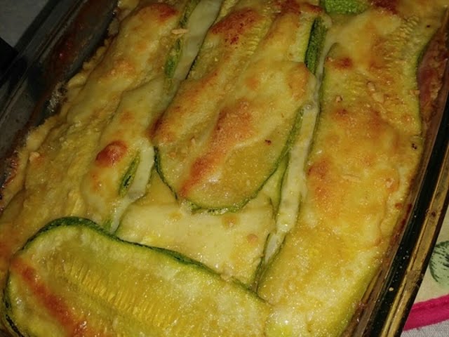 RECEITA: LASANHA DE ABOBRINHA