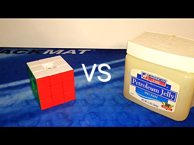 Vaseline in a 3x3?!?! Will it lube? - YouTube